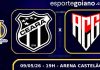 Sem perder há quatro jogos, Atlético-GO visita o Ceará em busca de se aproximar do G-6