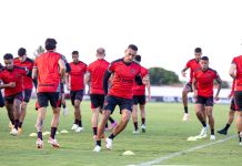 Atlético terá duas baixas no meio-campo para o duelo frente ao Ceará