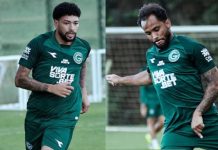 Lourenço e Filipe Machado são relacionados no Goiás para o clássico diante do Vila Nova