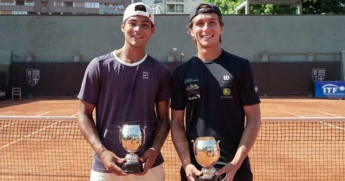 Guto Miguel e Leonardo Storck J500 Milão Trofeo Bonfiglio