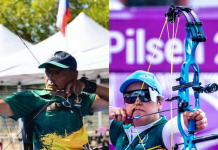 Jane Karla Gogel e Hélcio Perillo são convocados para etapa do Circuito europeu de tiro com arco Os goianos Jane Karla Gogel e Hélcio Perilo foram convocados para integrar a Seleção Paralímpica de tiro com arco em etapa do World Archery Para Series