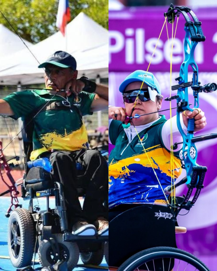 Os goianos Jane Karla Gogel e Hélcio Perilo foram convocados para integrar a Seleção Paralímpica de tiro com arco em etapa do World Archery Para Series