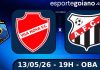 Por vaga na final da Copa Centro-Oeste, Vila Nova e Anápolis duelam no OBA