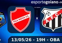 Por vaga na final da Copa Centro-Oeste, Vila Nova e Anápolis duelam no OBA