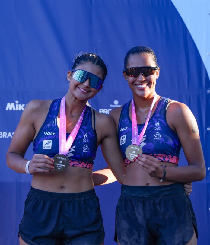 Goiana brilha na areia e conquista bronze no Circuito Brasileiro Sub-21 de vôlei de praia