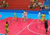 Com emoção até o último segundo, Formigas/São Luís é campeão da Copa Goiás de Futsal Thayson comemora gol na final.