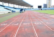 Pista de atletismo do Olímpico passará por reforma; governo também prevê reconstrução das piscinas A pista de atletismo do Estádio Olímpico Pedro Ludovico Teixeira, em Goiânia, passará por uma reforma completa.