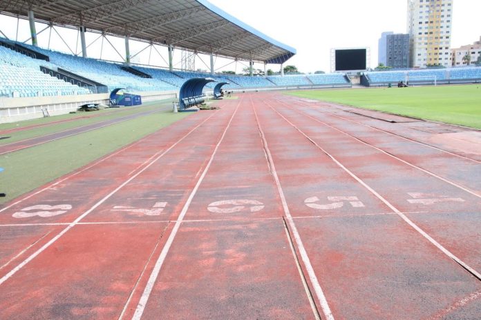 A pista de atletismo do Estádio Olímpico Pedro Ludovico Teixeira, em Goiânia, passará por uma reforma completa.
