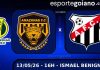 Anápolis tenta superar vice da Copa Verde em duelo contra o Amazonas