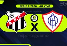 Ao vivo: Anápolis 0x0 Itabaiana-SE – 11° rodada da Série C