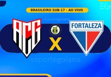 Ao vivo: Atlético-GO x Fortaleza – 5° rodada do Brasileiro Sub-17