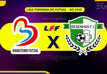 Ao vivo: Barateiro-SC x Resenhas – 6° rodada da Liga Feminina de Futsal