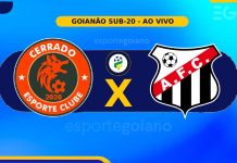 Ao vivo: Cerrado x Anápolis – semifinal Goianão Sub-20