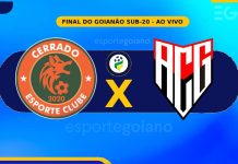 Ao vivo: Cerrado x Atlético-GO – Final do Goianão Sub-20