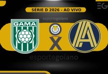 Ao vivo: Gama x Aparecidense – 10° rodada da Série D