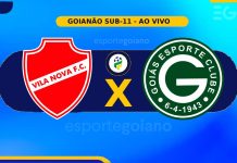 Ao vivo: Vila Nova x Goiás – Final do Goianão Sub-11