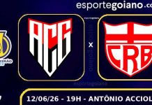 Buscando segunda vitória seguida, Atlético-GO encara o CRB no Accioly