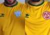 No clima da Copa, Crac e Anapolina apresentam camisa em alusão à seleção brasileira