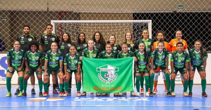 ELENCO RESENHAS LIGA FEMININA DE FUTSAL FOTO RESERNHAS