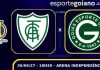 Defendendo invencibilidade de cinco jogos, Goiás visita o desesperado América-MG