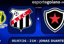 Em casa, Anápolis tenta confirmar reação contra o Botafogo-PB