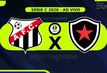 Ao vivo: Anápolis 0 x 0 Botafogo-PB – 13ª Rodada da Série C