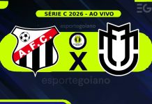 Ao vivo: Anápolis 0 x 0 Maringá – 14ª rodada da Série C