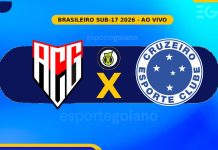 Ao vivo: Atlético-GO x Cruzeiro – 8° rodada do Brasileiro Sub-17