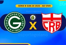 Ao vivo: Goiás 0 x 0 CRB – Semifinal Brasileirão Sub-20 Série B