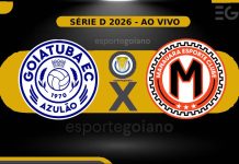 Ao vivo: Goiatuba x Manauara-AM – 3° fase da Série D