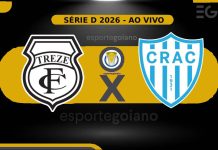 Ao vivo: Treze-PB X Crac – 3ª fase da Série D