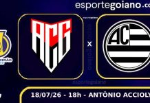 Em “jogo de seis pontos”, Atlético-GO encara o Athletic-MG no Accioly