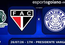 Goiatuba defende vantagem por vaga nas quartas da Série D
