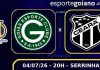 Na estreia de Mozart, Goiás encara o Ceará que terá Daniel Paulista no comando Goiás encara o Ceará na Serrinha