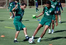 Lourenço e Lucas Ribeiro voltam a treinar e podem ser novidades no Goiás frente ao Ceará