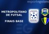 Ao vivo: finais da base do Metropolitano de Futsal