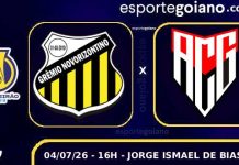 Atlético-GO tenta frear embalo do Novorizontino na Série B