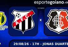 Para garantir permanência na Série C, Anápolis recebe Santa Cruz no último jogo do ano