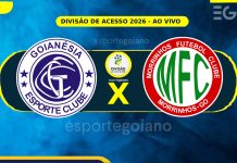 Ao vivo: Goianésia 0 x 0 Morrinhos – 5ª rodada da Divisão de Acesso