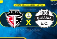 Ao vivo: Tupy de Jussara 0x0 Goiânia – 4° rodada da Divisão de Aceso