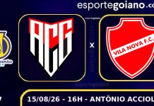 Na briga pelo G-6, Atlético-GO e Vila Nova realizam clássico no Accioly