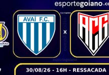 Atlético-GO encara o Avaí em busca de vaga no G6 da Série B