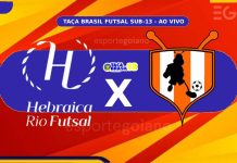 Ao vivo: Formiguinhas x Hebraica Rio – Final Taça Brasil Futsal Sub-13