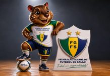 Federação Goiana de Futsal apresenta novo mascote; veja fotos