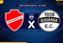 Ao vivo: Vila Nova x Goiânia – 3° rodada da Copa Goiás Sub-20