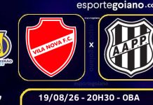Após vitória no clássico, Vila Nova recebe lanterna Ponte Preta para seguir na terceira posição