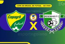 Ao vivo: Copagril x Resenhas – Semifinal da Copa do Brasil de Futsal Feminino