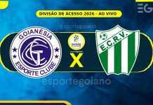 Ao vivo: Goianésia x Rio Verde – 14ª rodada da Divisão de Acesso