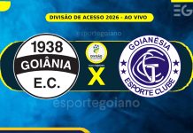 Ao vivo: Goiânia x Goianésia – 11° rodada da Divisão de Acesso