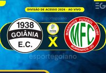 Ao vivo: Goiânia x Morrinhos – 14ª rodada da Divisão de Acesso